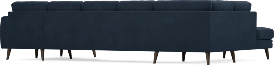 Eden - 3-sits soffa med divan vänster och schäslong höger - Blå