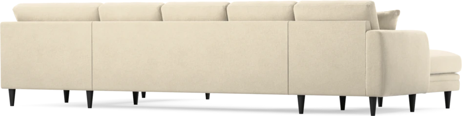 Eden - 3-sits soffa med schäslong vänster och divan höger - Beige