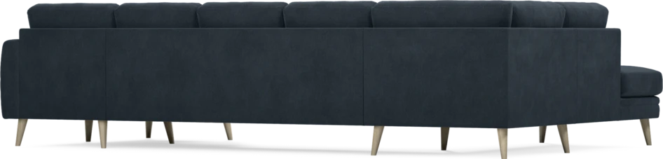 Eden - 3-sits soffa med divan vänster och schäslong höger - Blå