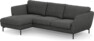 Madison Lux - 2-sits soffa med schäslong vänster - Grå