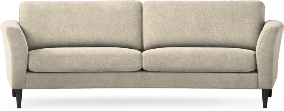 Bridge - 3-sits soffa svängd - Beige