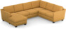 Friday - Hörnsoffa, 3+2-sits med schäslong vänster - Gul