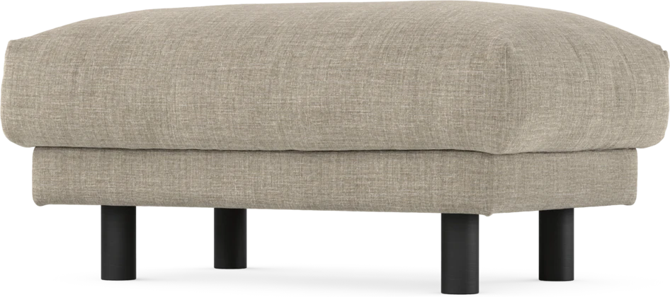 Cherrie - Fotpall 110, fast klädsel - Beige