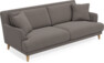 Macy Lux - 3-sits soffa - Brun