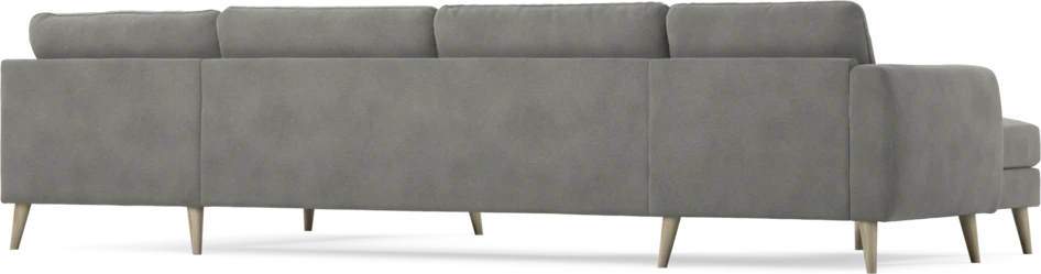Bridge - 3-sits soffa med schäslong vänster och divan höger - Grå