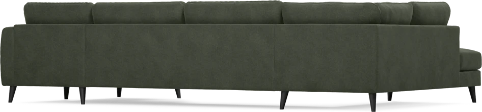 Bridge - 3-sits soffa med divan vänster och schäslong höger - Grön