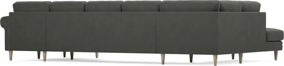 Eden - 3-sits soffa med divan vänster och schäslong höger - Grå
