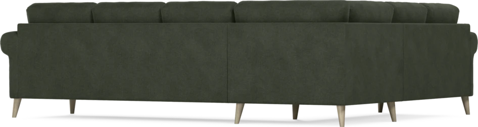 Eden - Hörnsoffa, 2+3-sits - Grön