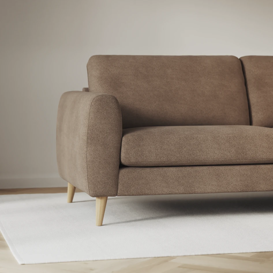 Bridge - 3-sits soffa - Brun