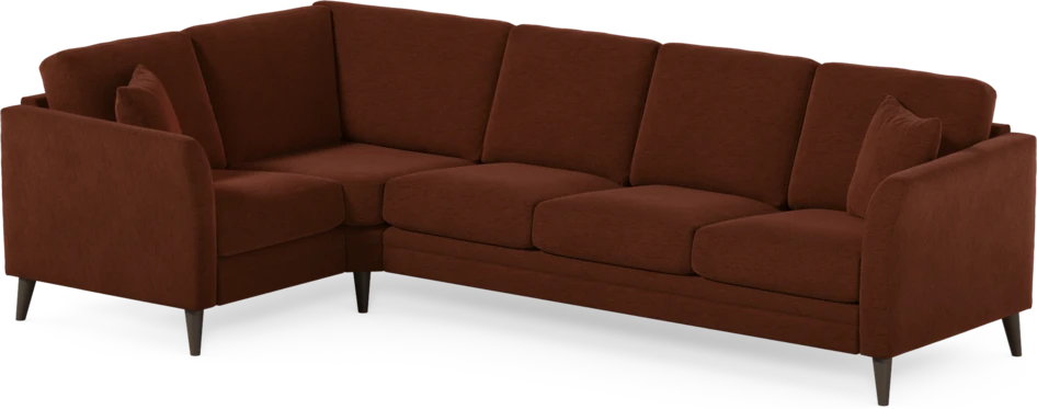 Eden - Hörnsoffa, 1+3-sits - Orange