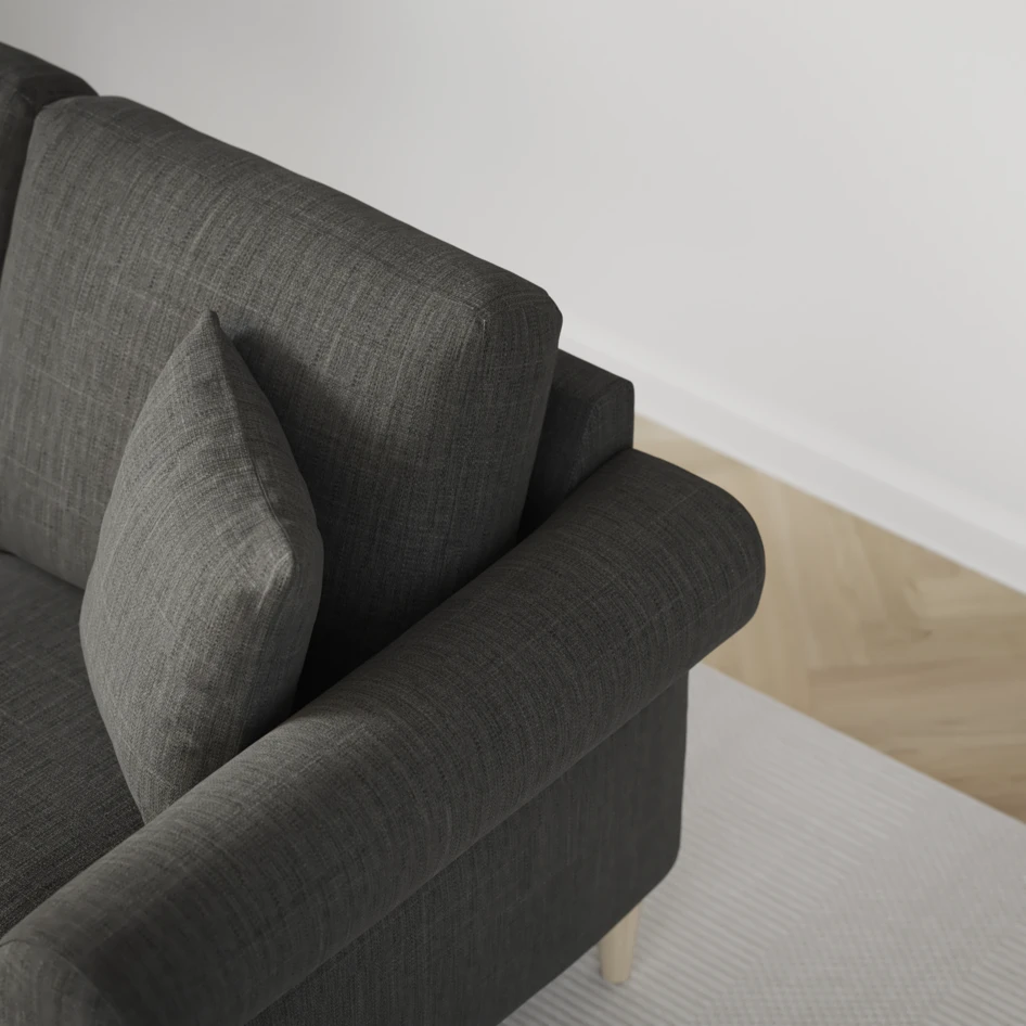 Eden - 2,5-sits soffa - Grå