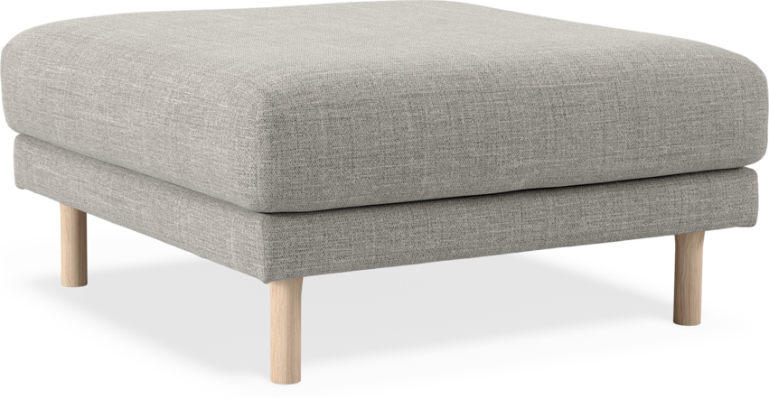 Willow - Fotpall, fast klädsel - Grå