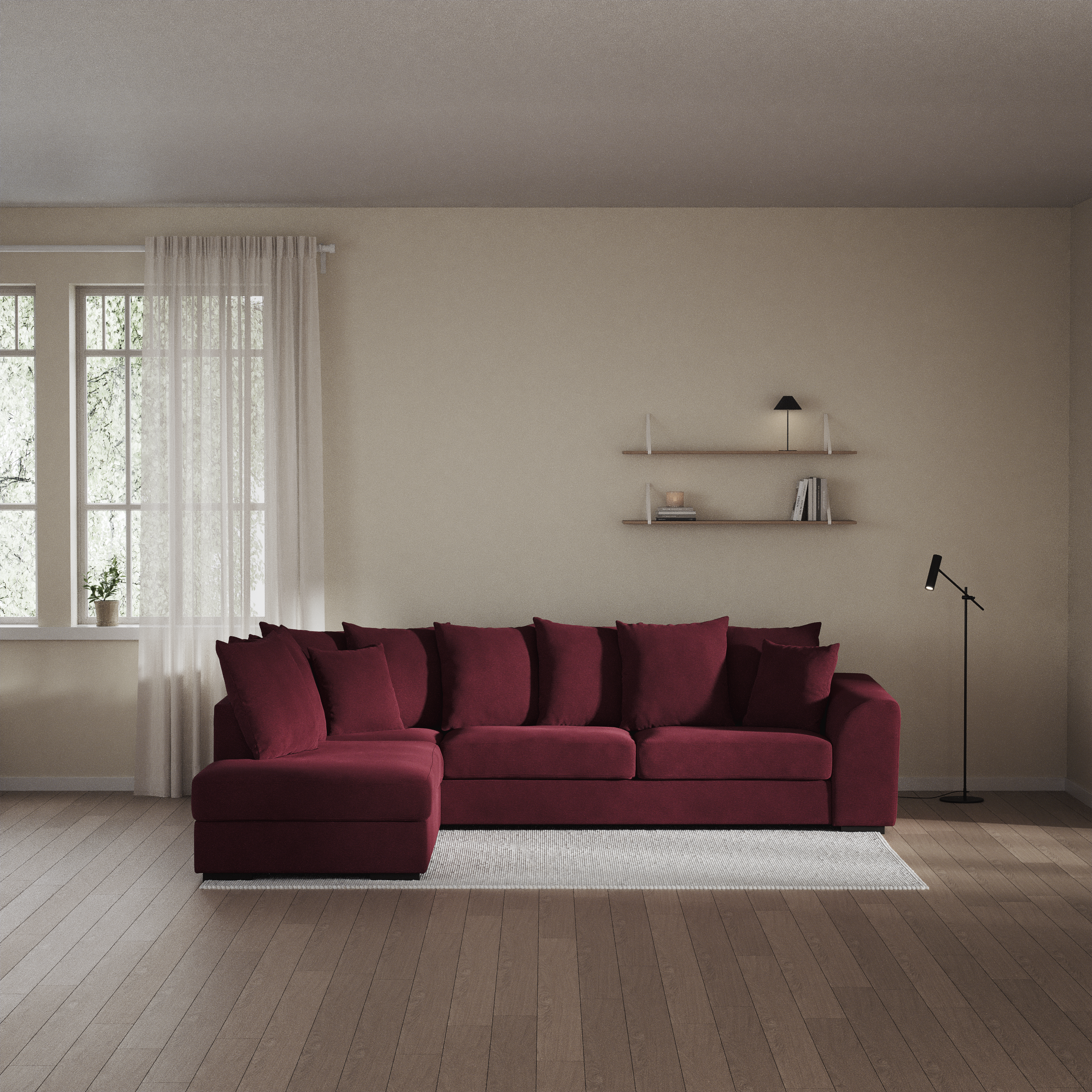 Town - 3-sits soffa med divan vänster - inspiration