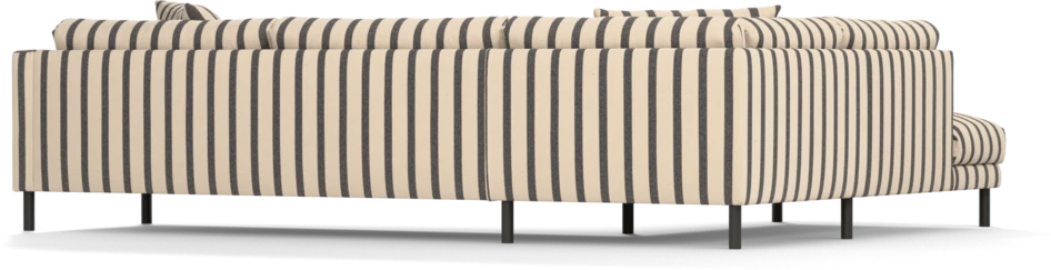 Harper - 3-sits soffa med divan vänster - Flerfärgad