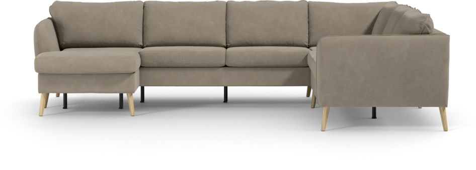 County - Hörnsoffa, 3+2-sits med schäslong vänster - Beige