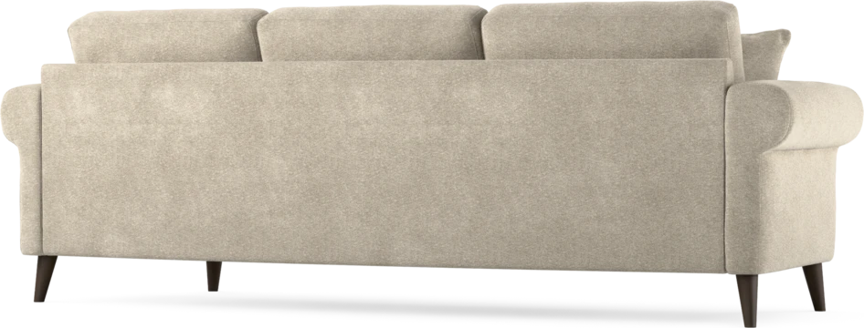 Eden - 3-sits soffa svängd - Beige