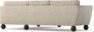 Madison Lux - 2-sits soffa med divan höger - Beige