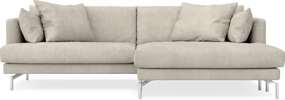 Harper - 4-sits med schäslong XL höger - Beige