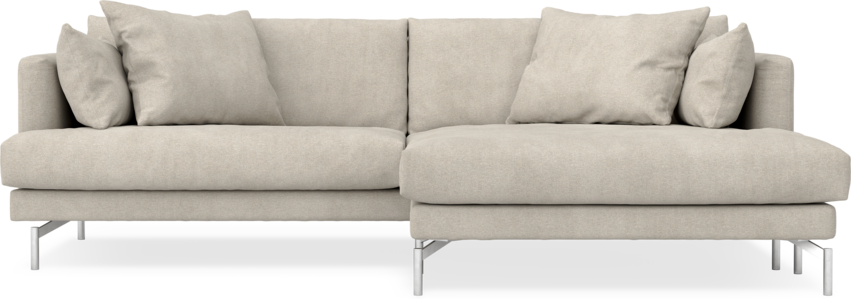 Harper - 4-sits med schäslong XL höger - Beige