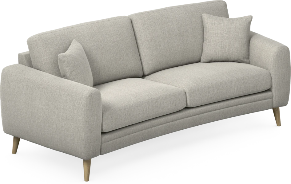 Eden - 2,5-sits soffa svängd - Grå