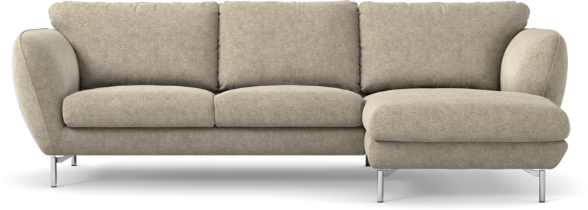 Madison - 2-sits soffa med schäslong höger - Beige