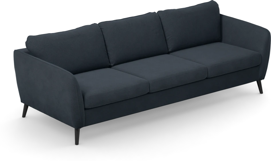 County - 3-sits soffa - Blå