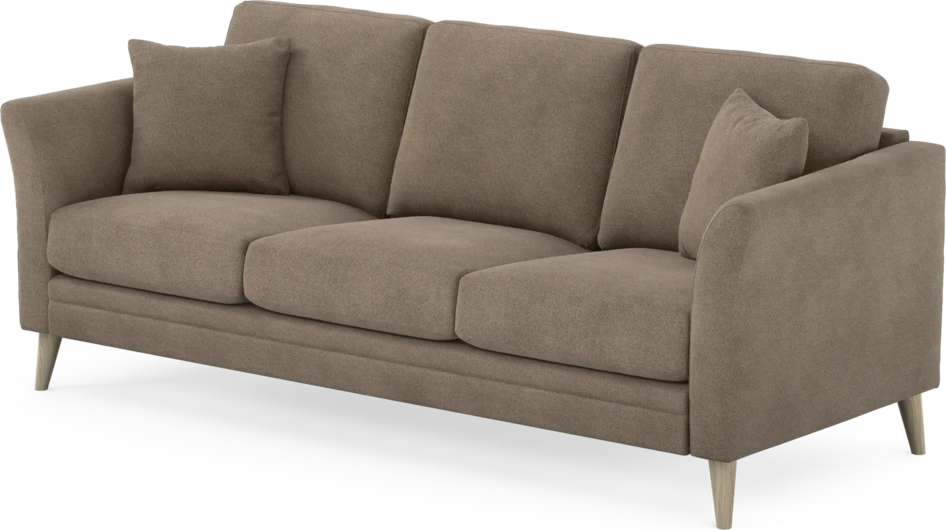 Eden - 3-sits soffa - Brun