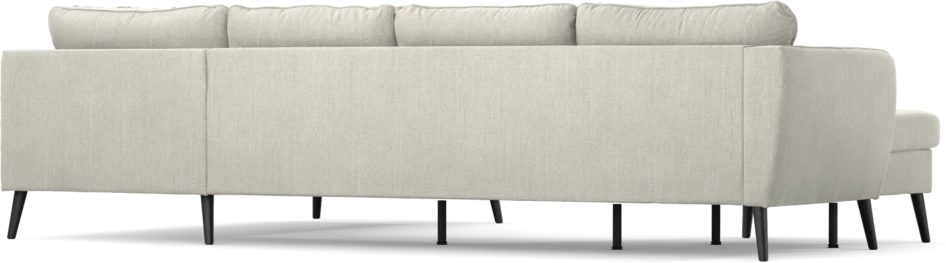 County - 3-sits soffa med schäslong vänster och divan höger - Grå