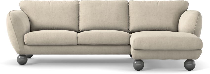 Madison - 2-sits soffa med schäslong höger - Beige