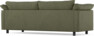 Cherrie - 3-sits soffa, hel dyna, fast klädsel - Grön