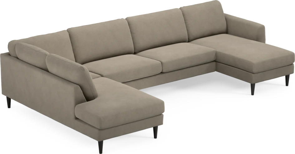 Bridge - 3-sits soffa med divan vänster och schäslong höger - Beige