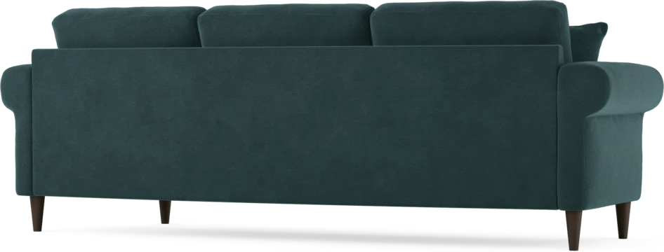 Eden - 3-sits soffa svängd - Blå
