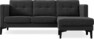 Rio - 3-sits soffa med schäslong höger - Grå