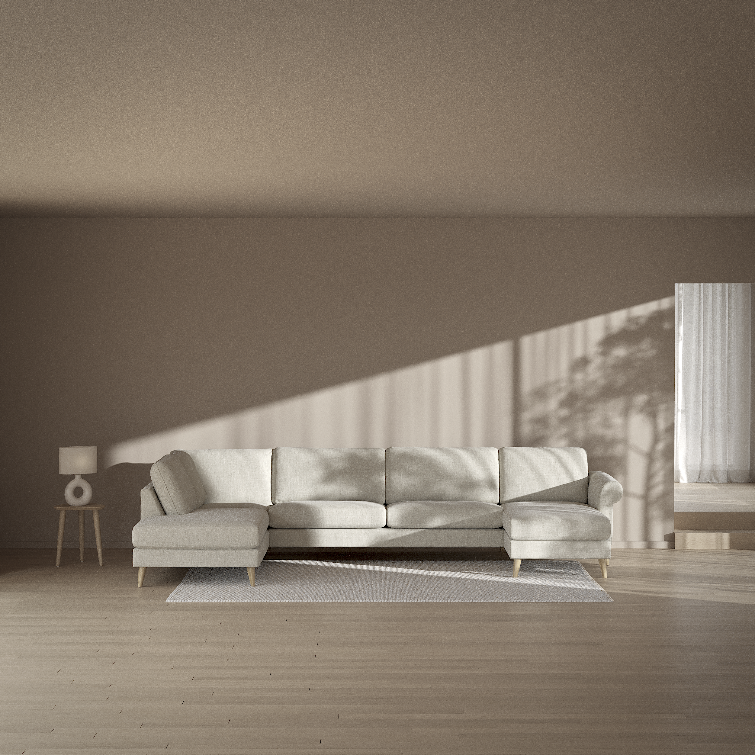 Bridge - 3-sits soffa med divan vänster och schäslong höger - inspiration