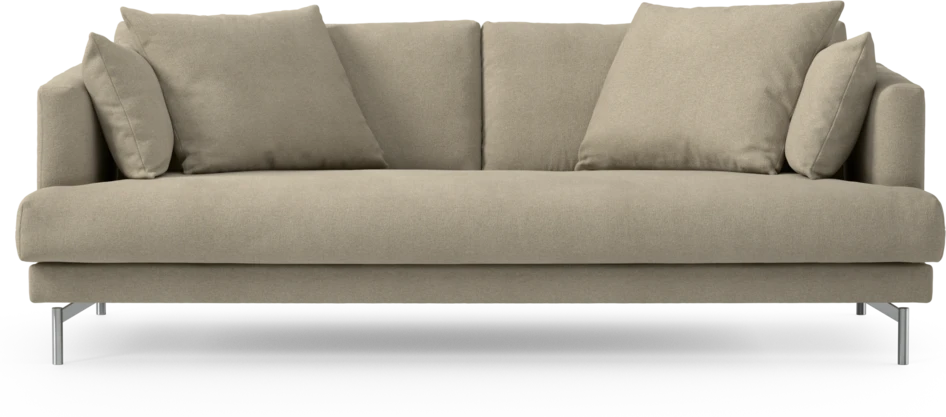 Harper - 3-sits soffa, hel dyna - Beige