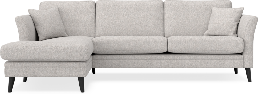 Eden - 2,5-sits soffa med schäslong - Grå