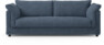 Cherrie - 3-sits soffa, hel dyna och kappa - Blå