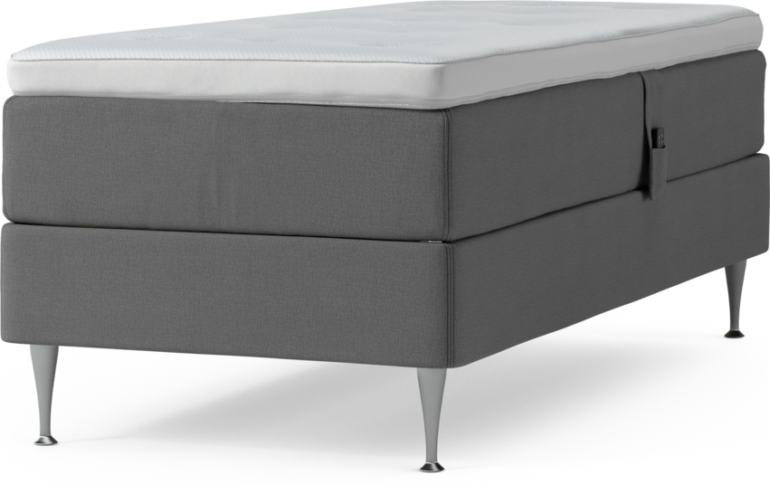 Delux Dream - Ställbar säng, enkelsäng med bäddmadrass och sängben