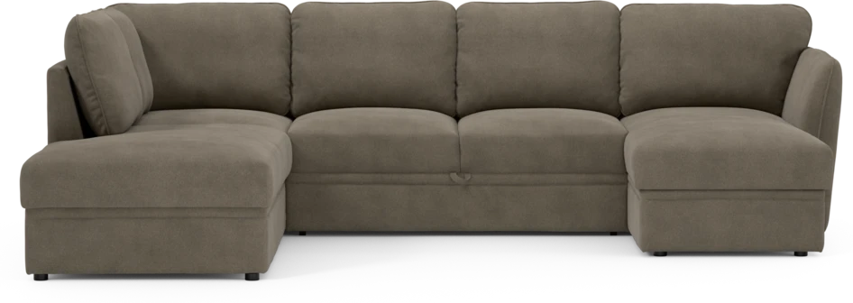 Öland - Bäddsoffa med divan vänster och schäslong höger - Beige