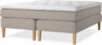 Delux Sense - Kontinentalsäng, dubbelsäng med bäddmadrass - Beige