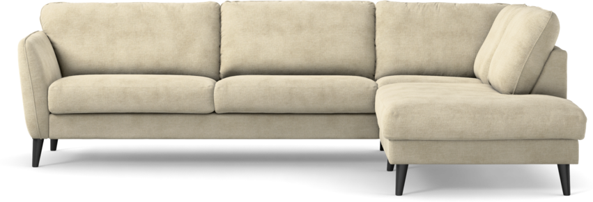 Bridge - 3-sits soffa med divan höger - Beige