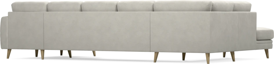 Eden - 3-sits soffa med divan vänster och schäslong höger - Grå