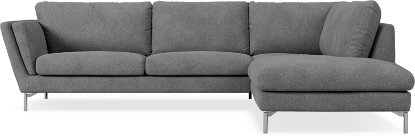 Madison Lux - 3-sits soffa med divan höger - Vit