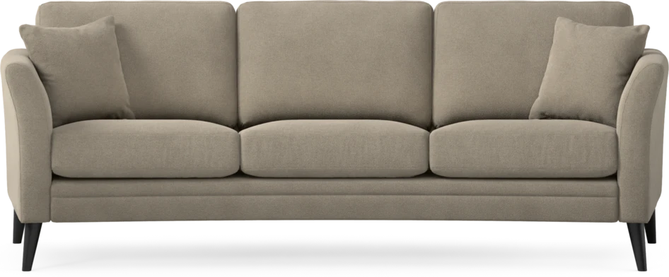 Eden - 3-sits soffa svängd - Beige