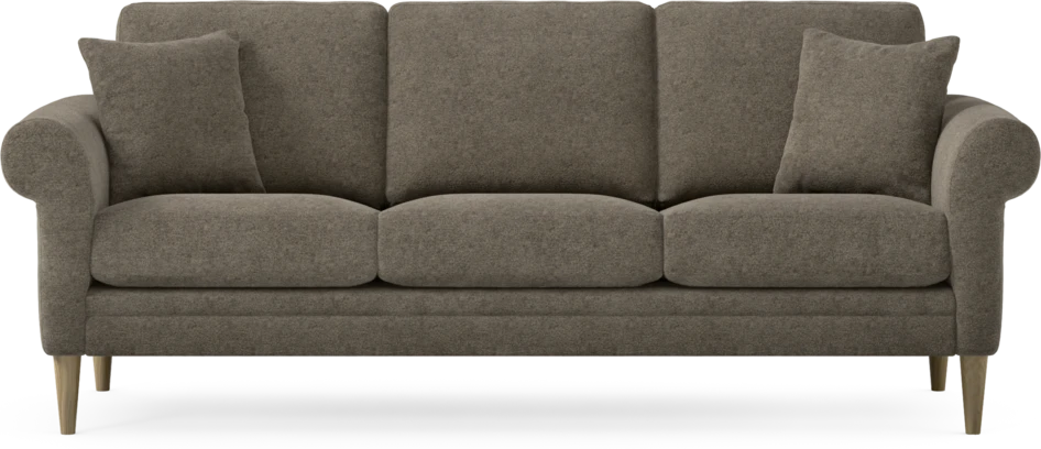 Eden - 3-sits soffa - Brun