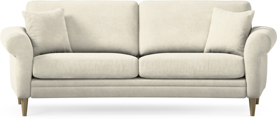Eden - 2,5-sits soffa svängd - Vit