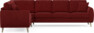 Eden - Hörnsoffa, 2+3-sits - Röd