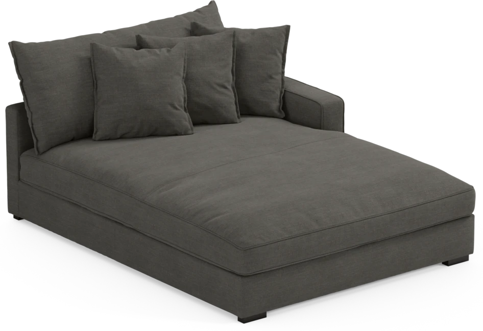 Rossi - Schäslong XL höger - Grå