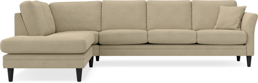 Eden - 3-sits soffa med divan - Beige