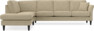 Eden - 3-sits soffa med divan - Beige